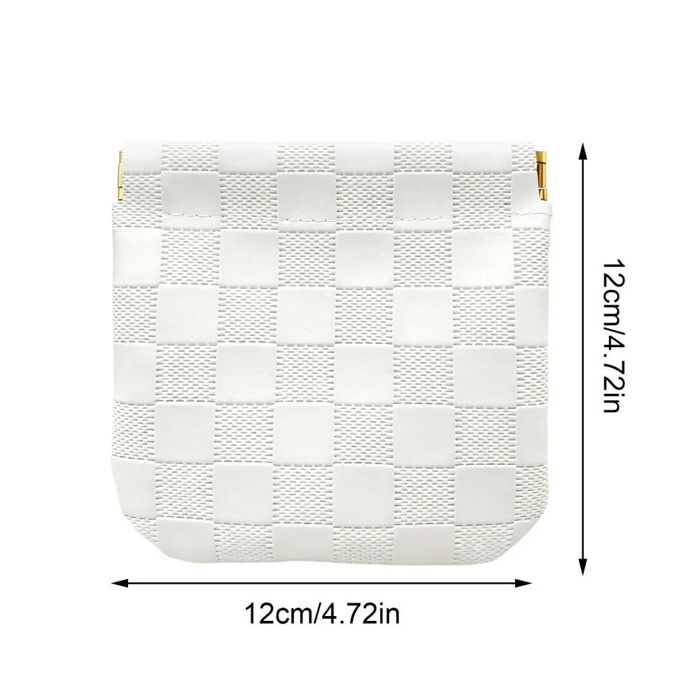 Small Auto-Closure Makeup Bag – Travel Cosmetic & Jewelry Pouch