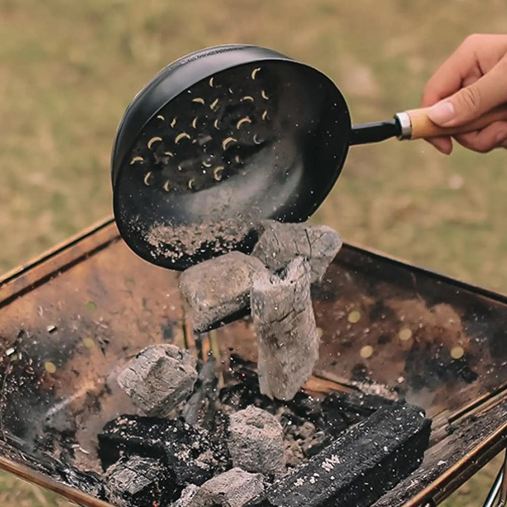 Charcoal Starter Basket – Hollow Airflow for BBQ & Camping