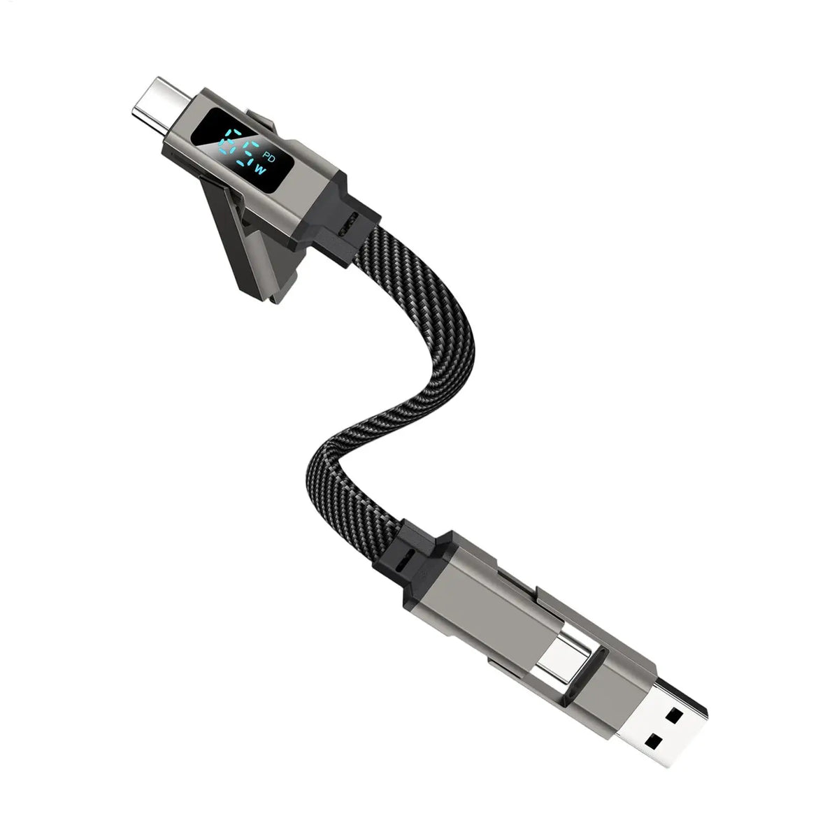 USB C Keychain Portable 1 65W Short Charger Cord Fast Charging Cable