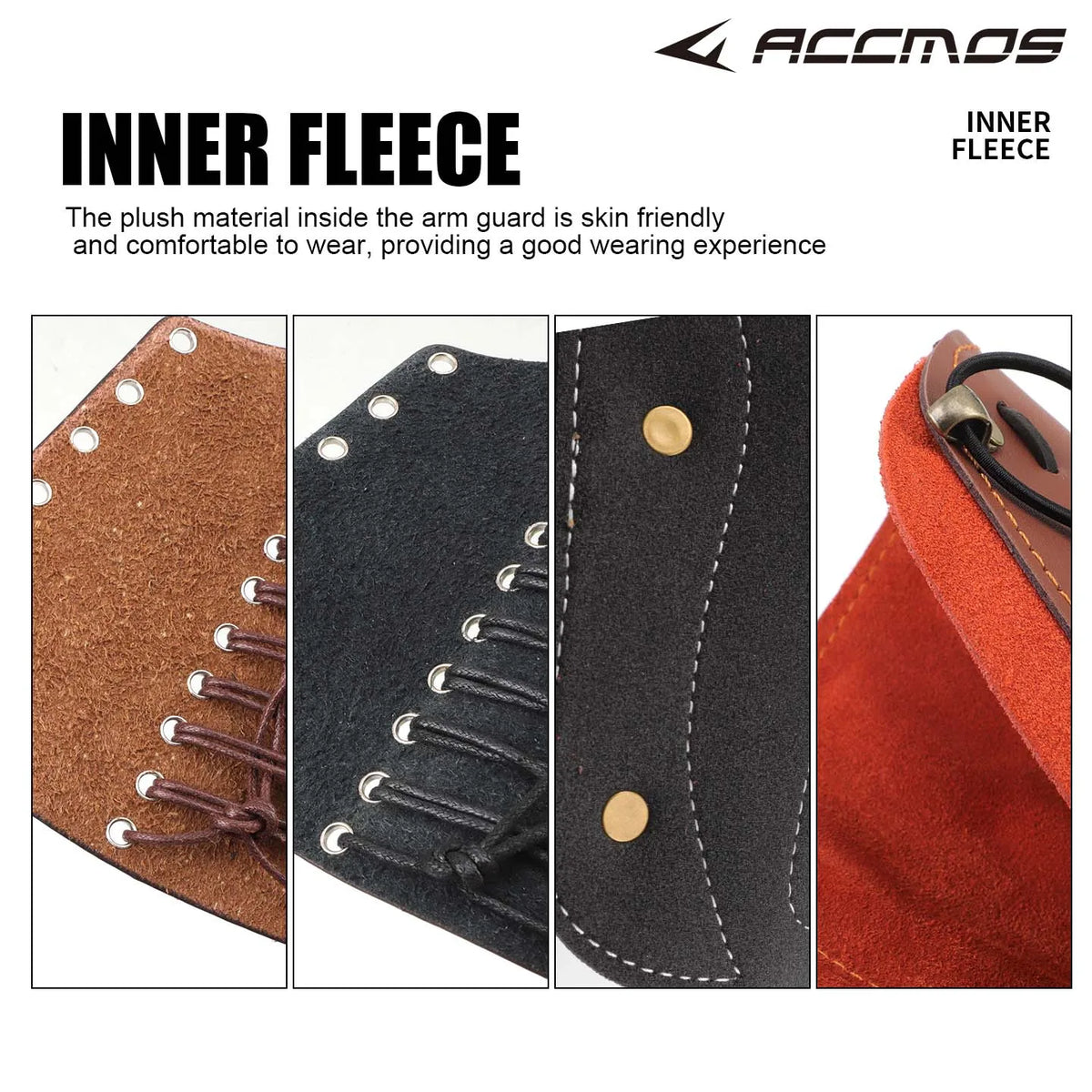 ACCMOS Traditional Arm Guards Archery Guard Bracer Protection Outdoor