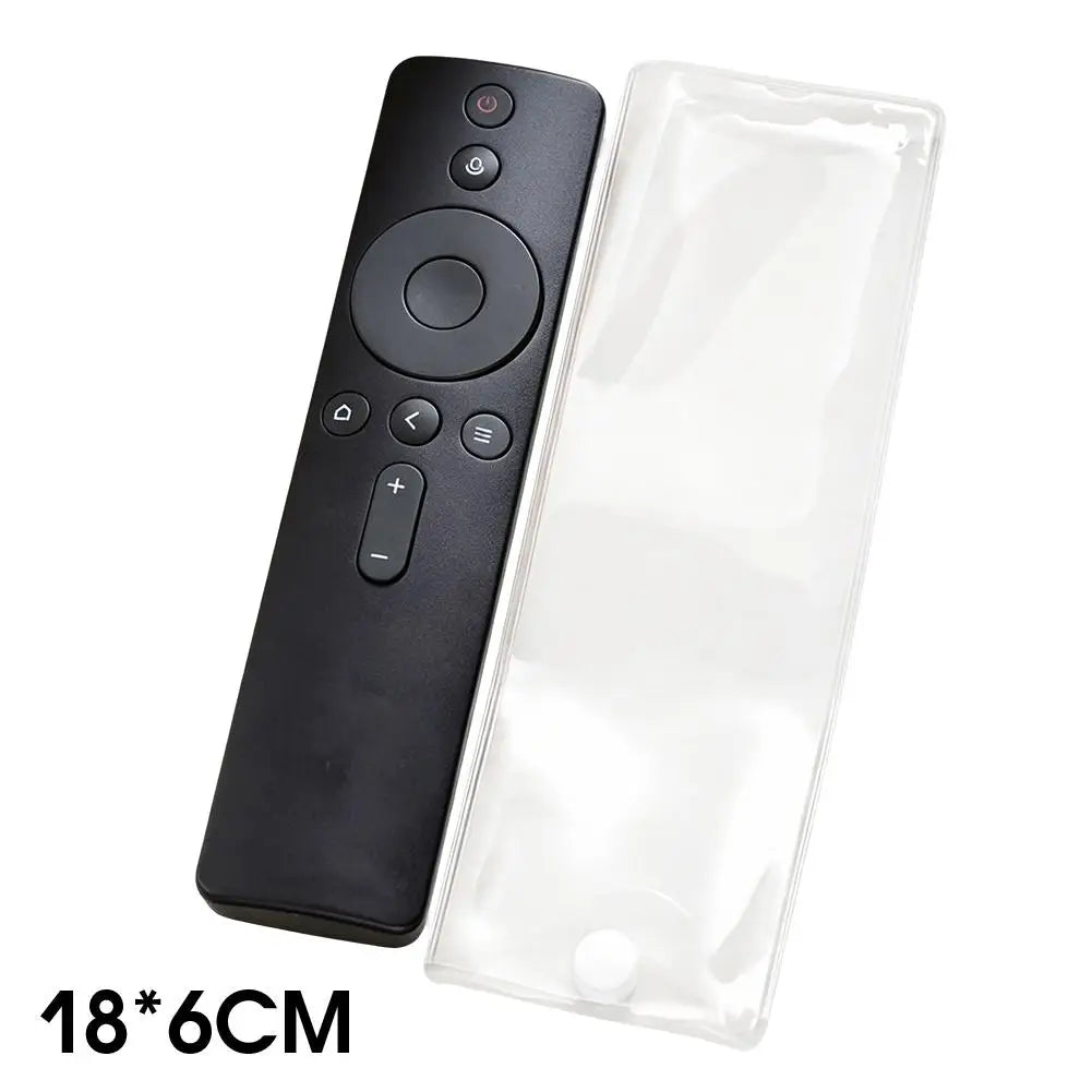 5 Remote Control Protective Cases Transparent PU Storage Bag
