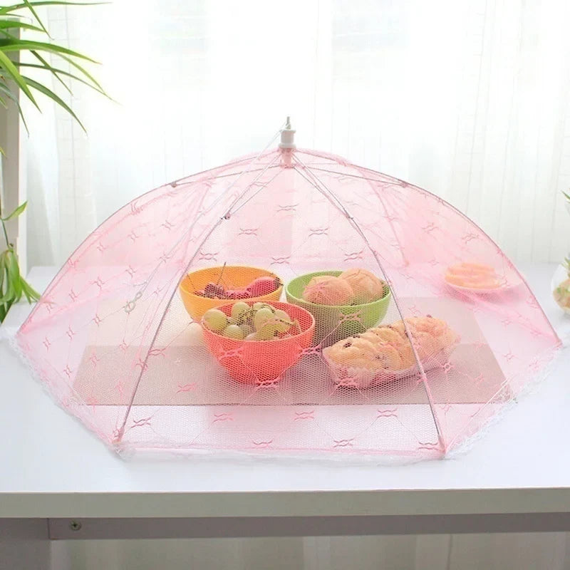 Umbrella Lace Food Cover – Insect & Fly Mesh Meal Cover