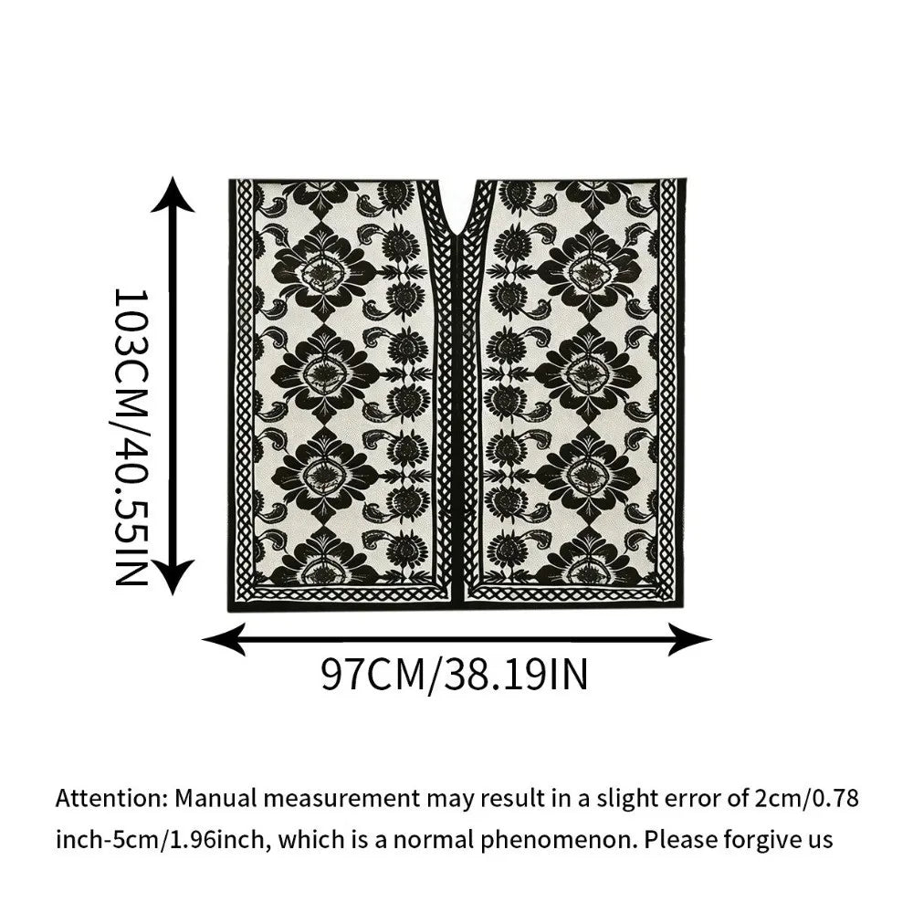 Lace Mesh Beach Cover Up – Bohemian Shawl Plus Size Women