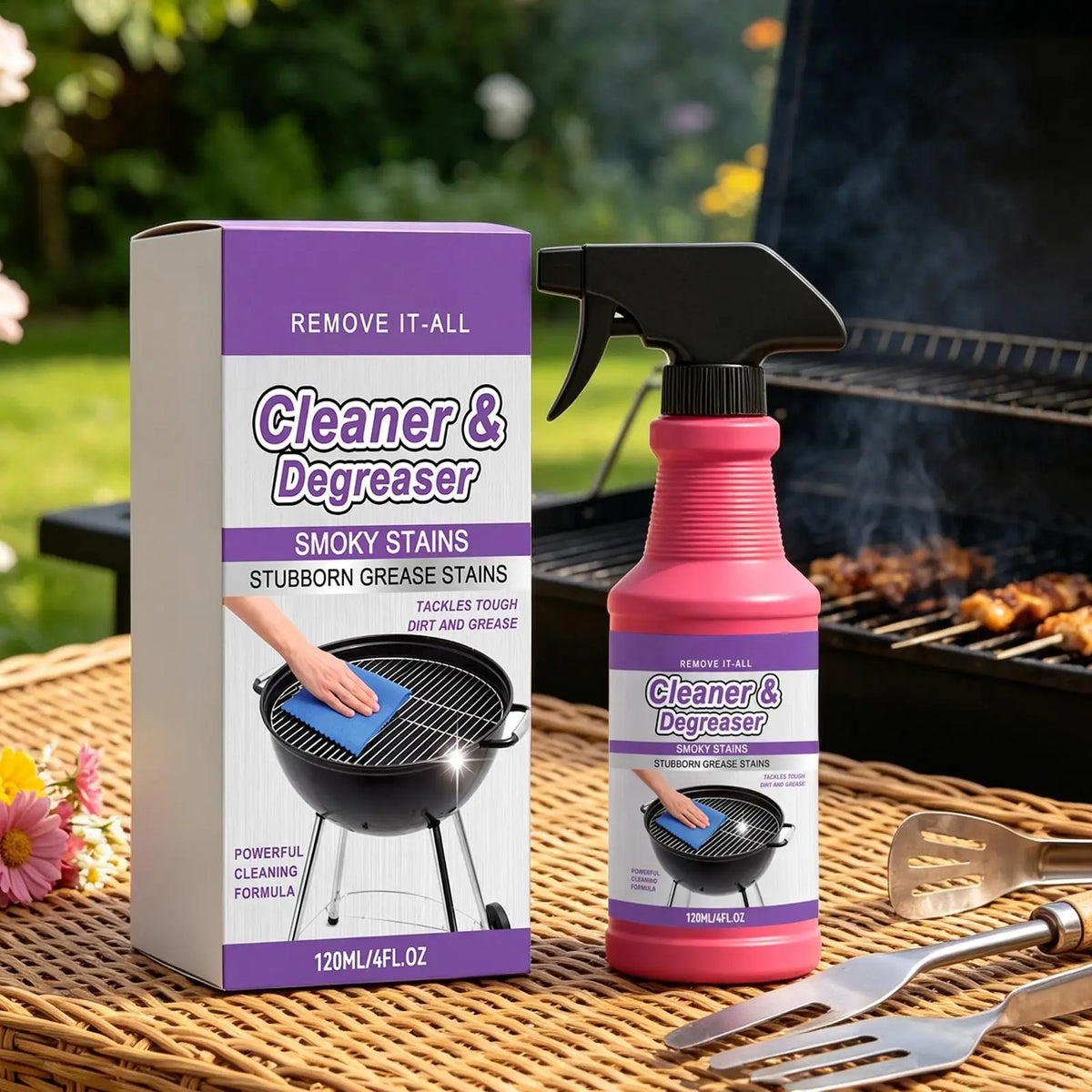 Heavy Duty Oven & Grill Degreaser Spray | BBQ Kitchen Cleaner