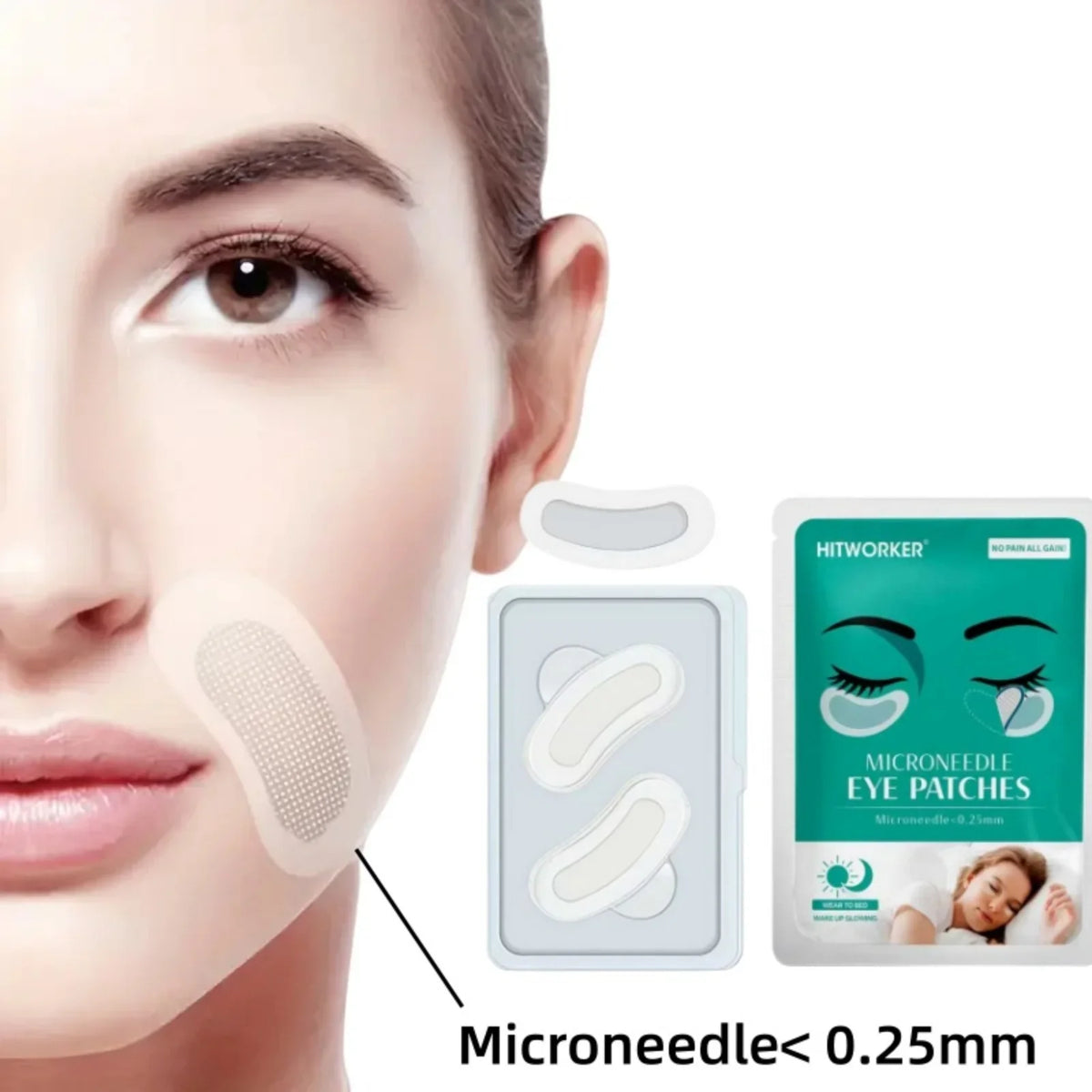 Microneedle Hyaluronic Acid Eye Patches – Firm & Hydrate