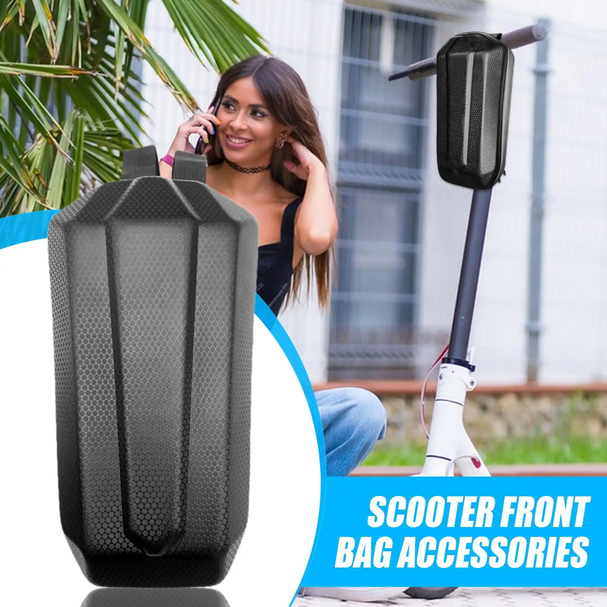 Waterproof Handlebar Bag for Scooter & E-Bike | 3L Hard Shell
