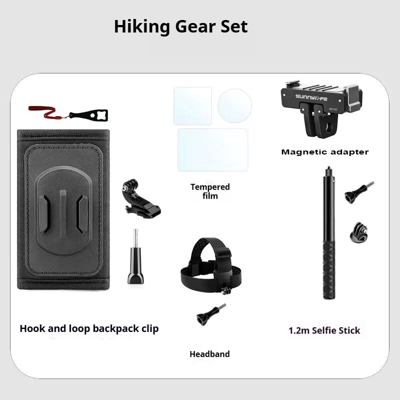 DJI OSMO Action 6 Accessories Kit – Waterproof Case & Hiking Set