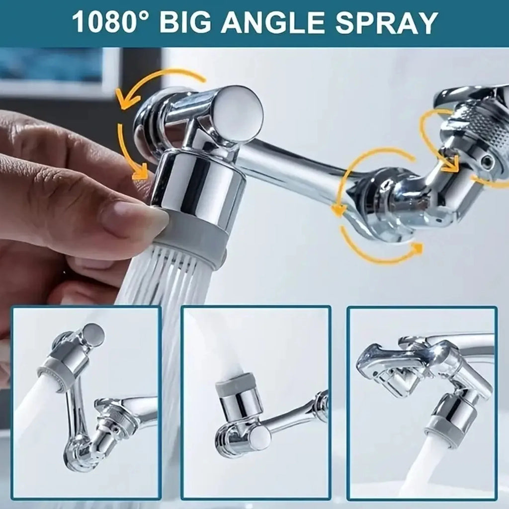 360 Rotating Faucet Extender Multi-functional Foldable Portable Spray