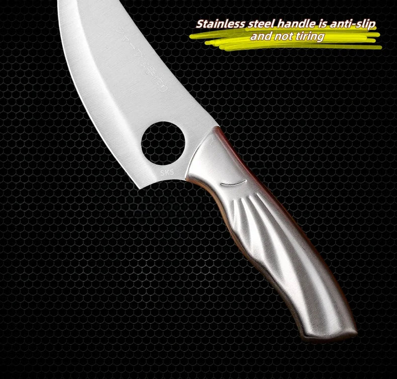 Professional Boning Knife – 30Cr13 Steel & Wooden Handle