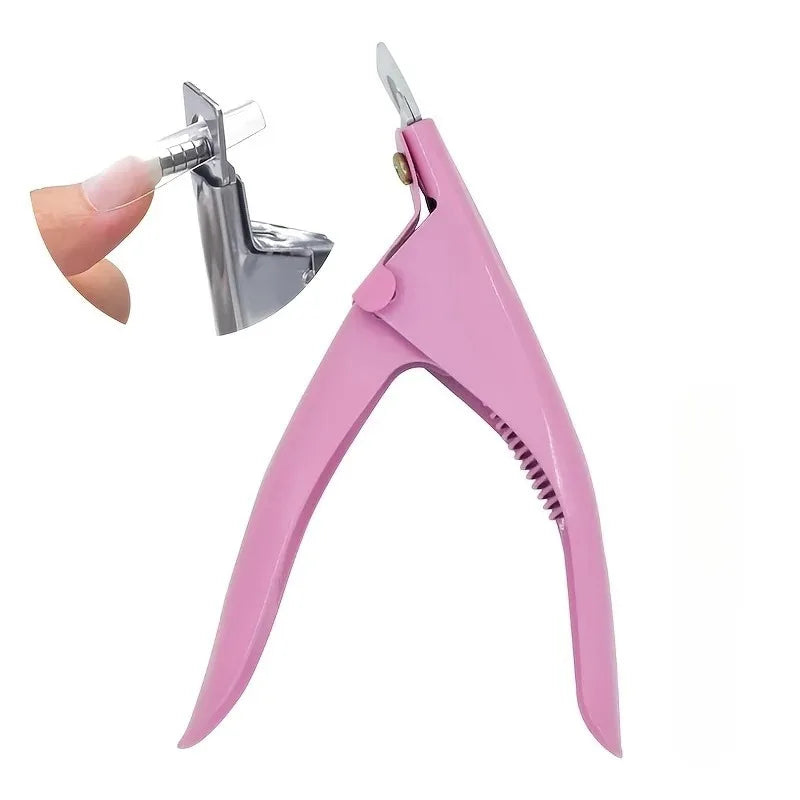 Acrylic Nail Clippers – Adjustable Stainless Steel Gel Nail Cutter