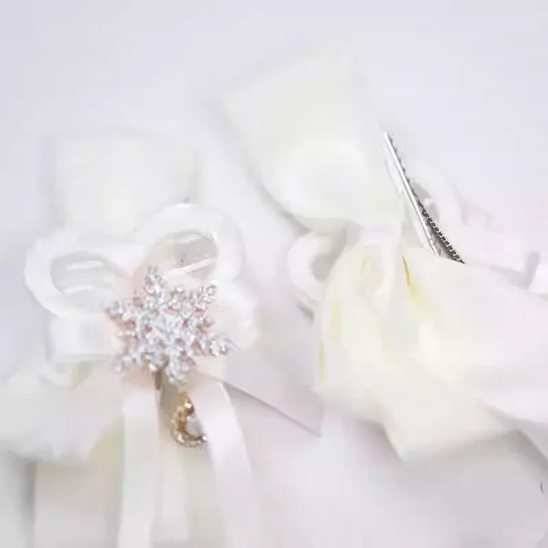 3D Snowflake Hair Clip – Cute Christmas Hairpin for Women