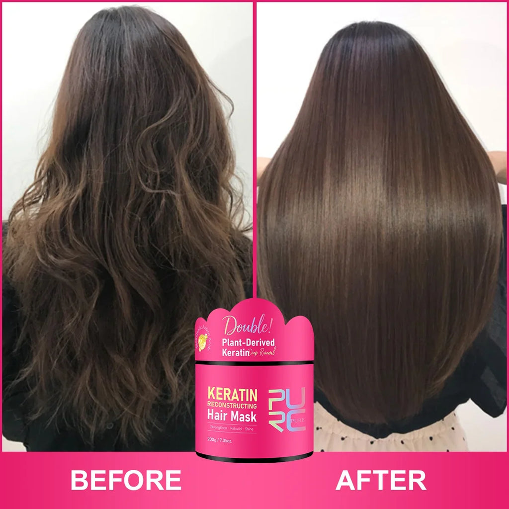 PURC Double Keratin Hair Mask – 3-Min Deep Repair 200g