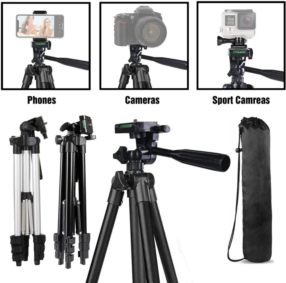 LED Ring Light with Tripod & Phone Holder | VeFly 26cm