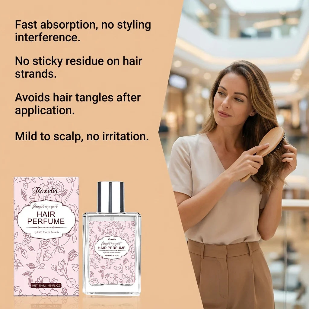 Rose Hair Perfume Mist – Moisturizing & Long-Lasting Scent