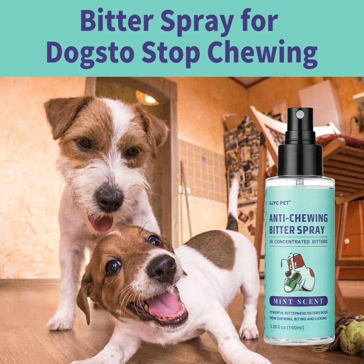 Bitter Apple No Chew Spray Dogs Pet Safe Training Aid Stop Furniture