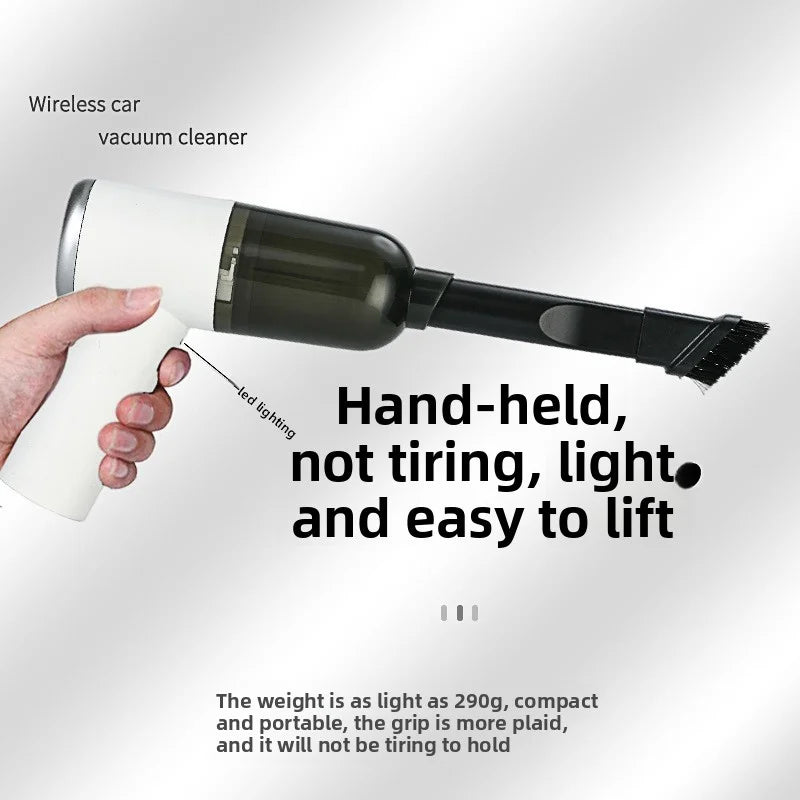 Portable USB Handheld Vacuum – Wet & Dry Car & Home Cleaner