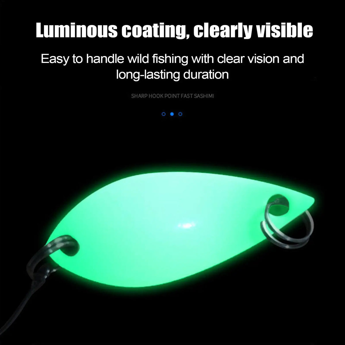 Bass Fishing Lures Sequin Saltwater Stainless Jig Tackle Bait Sequins