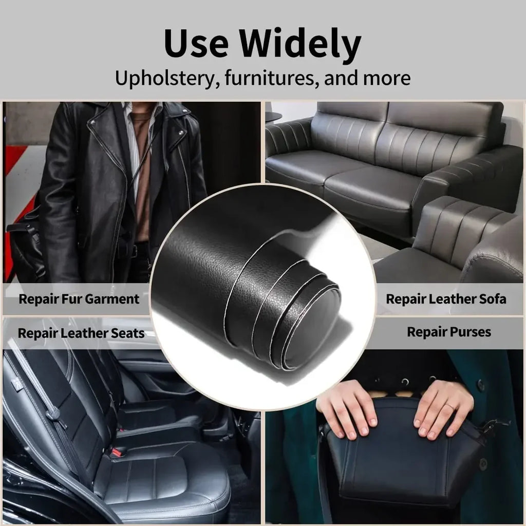Self-Adhesive Leather Repair Patch Tape – Sofa, Car Seat & Bag