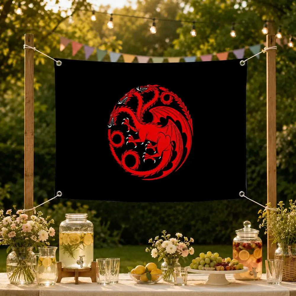 House of the Dragon Wall Flag Banner – Indoor & Outdoor Decor
