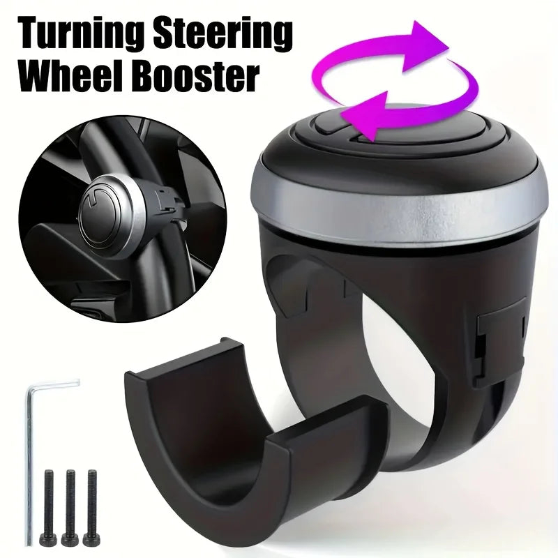 Steering Wheel Spinner Knob | Universal One-Handed Control