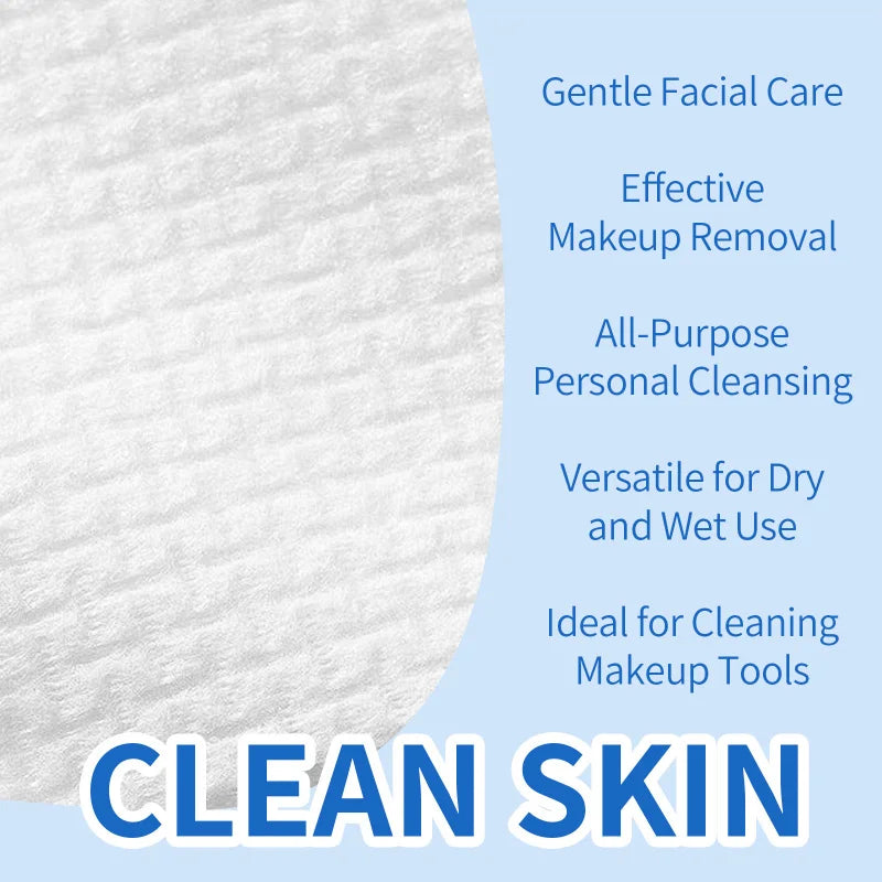 Disposable Face Towels – Thick Makeup Remover Cleansing Wipes