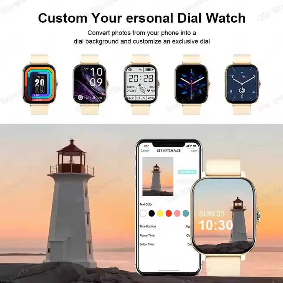 Smart Watch HD Display Answer Make Call Message Preview Sport Modes