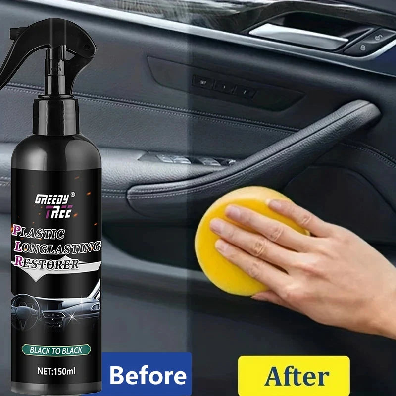 Car Plastic Repair Kit – Crystal Coating & Black Interior Wax
