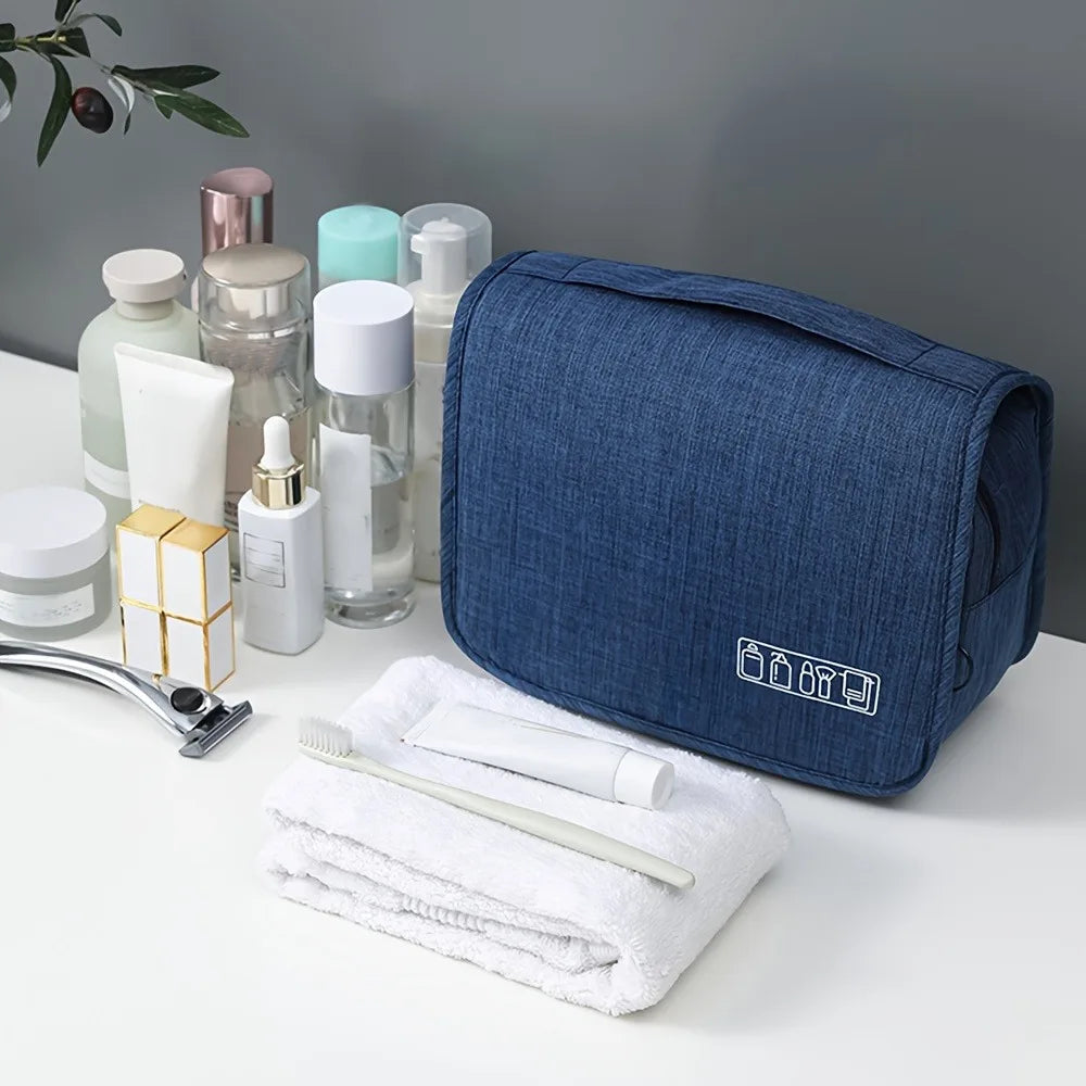 Waterproof Hanging Toiletry Bag – Travel Cosmetic Organizer