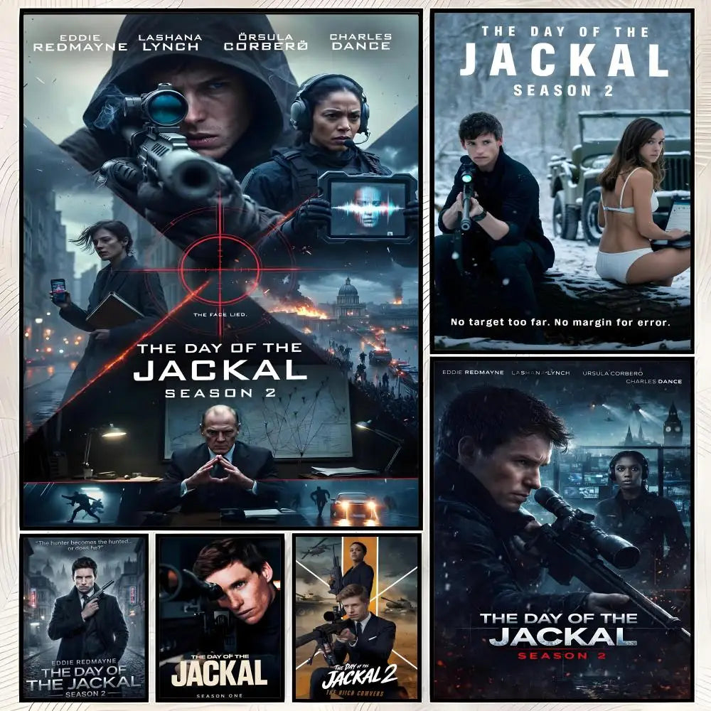 Day of the Jackal TV Poster – Self-Stick HD Waterproof Wall Art