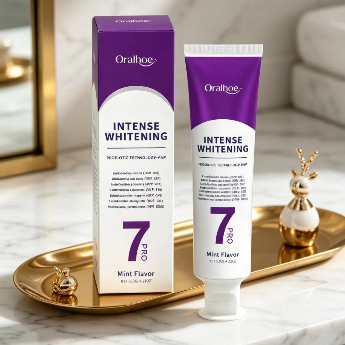 Oralhoe Probiotic Whitening Toothpaste – Deep Clean 120g