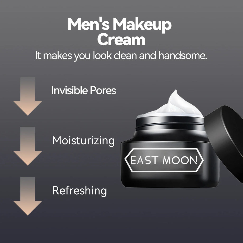 East Moon Men's Tone-Up Cream | Brighten, Conceal & Hydrate