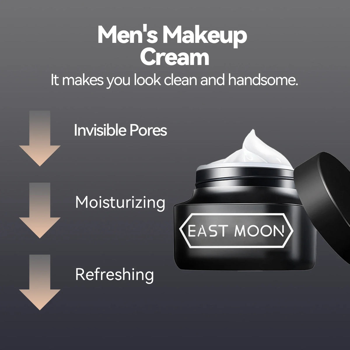 East Moon Men's Tone-Up Cream | Brighten, Conceal & Hydrate