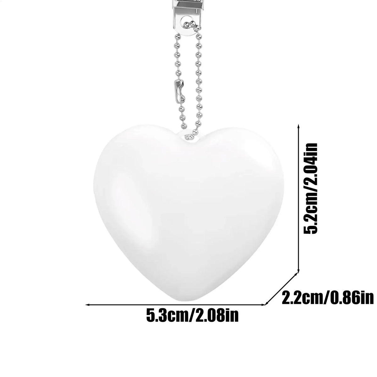 Rechargeable Heart Purse Light | Touch Sensor LED Handbag Lamp