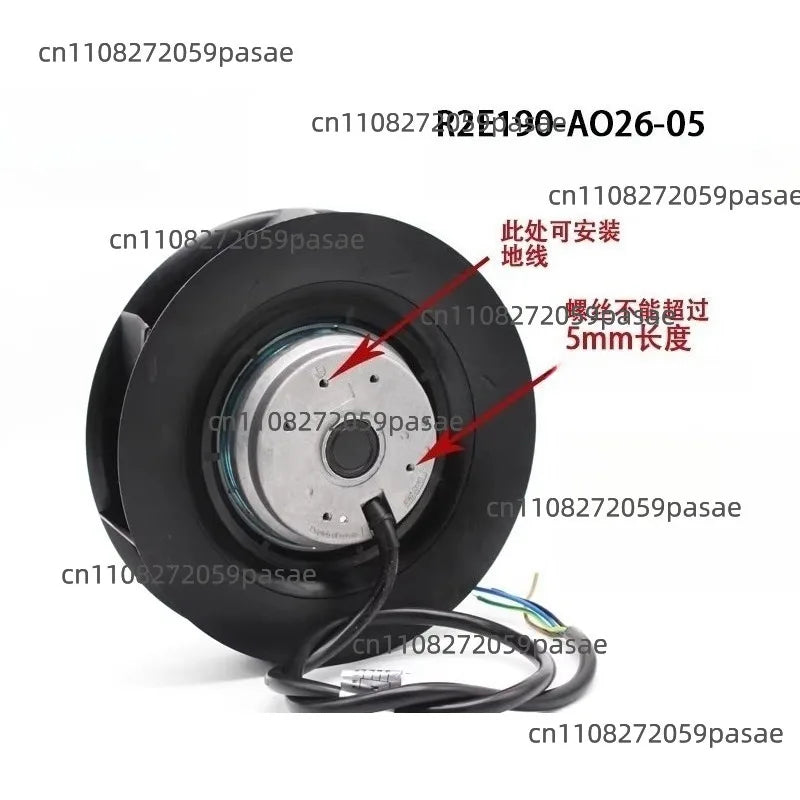 R2E190-AO26-05 Inverter Centrifugal Fan AC230V 58/75W 2500/2700RPM