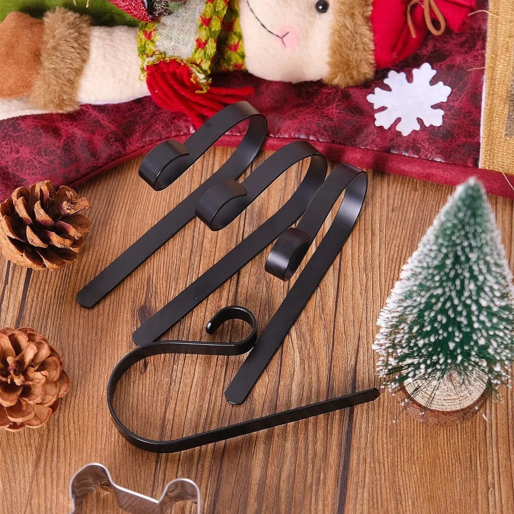 Christmas Stocking Holders for Mantle – Metal Clips 2/4 Pack