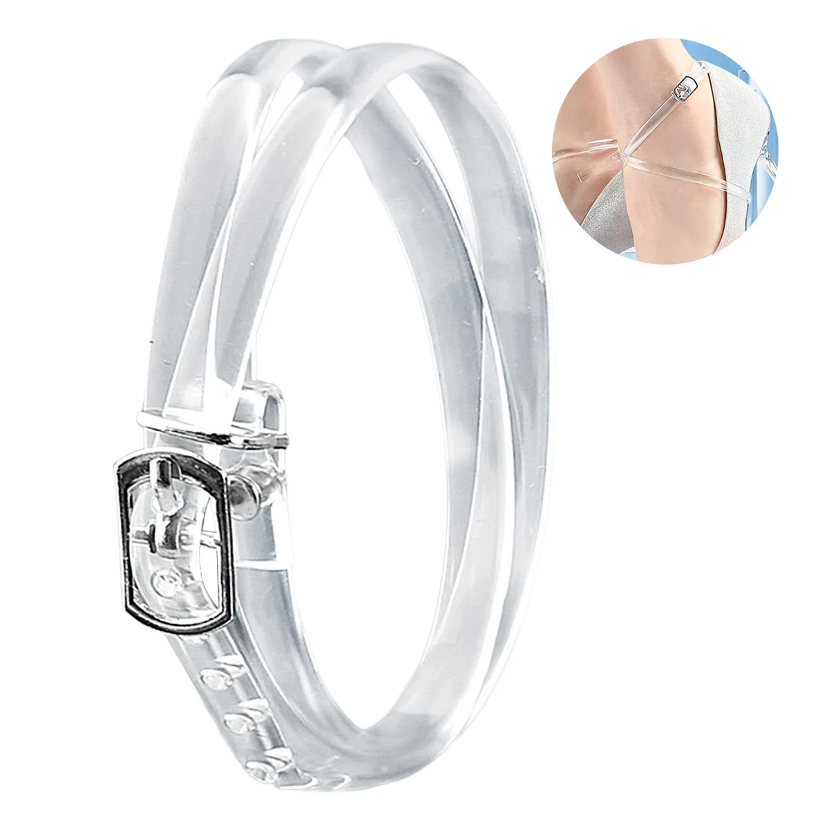 Clear Heel Straps for Women – Invisible Anti-Drop Shoe Bands