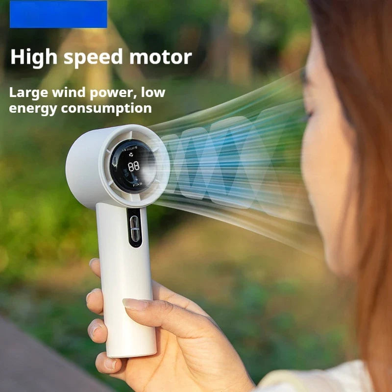 URGGU Handheld Mini Fan 3000mAh | 100 Speeds USB Rechargeable
