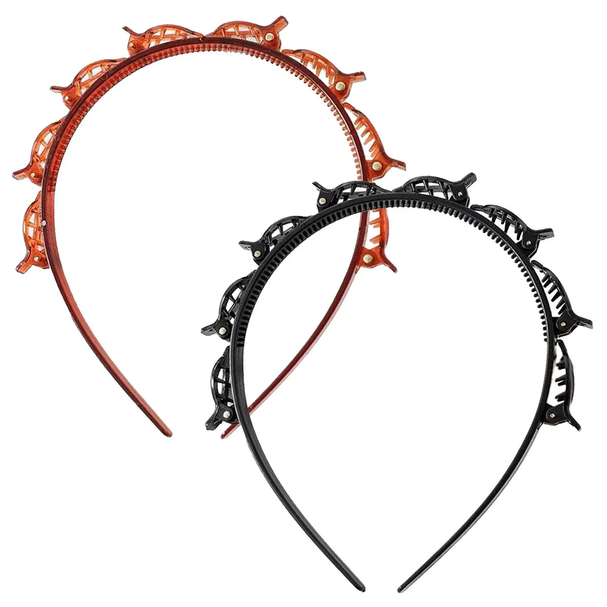 Women's Headband with Clips – Twist, Plait & Bang Styling Hoop