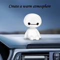 Cartoon Robot Shaking Head Figure Car Ornaments Auto Interior