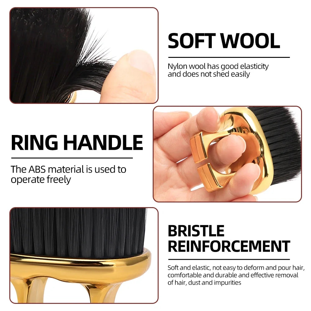 Professional Barber Neck Duster Brush | Soft Hair Cleaning Tool