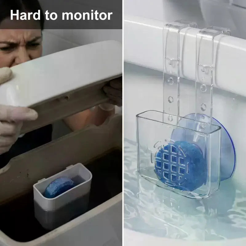 Toilet Tank Tablet Holder – Hanging Cleaner & Deodorizer