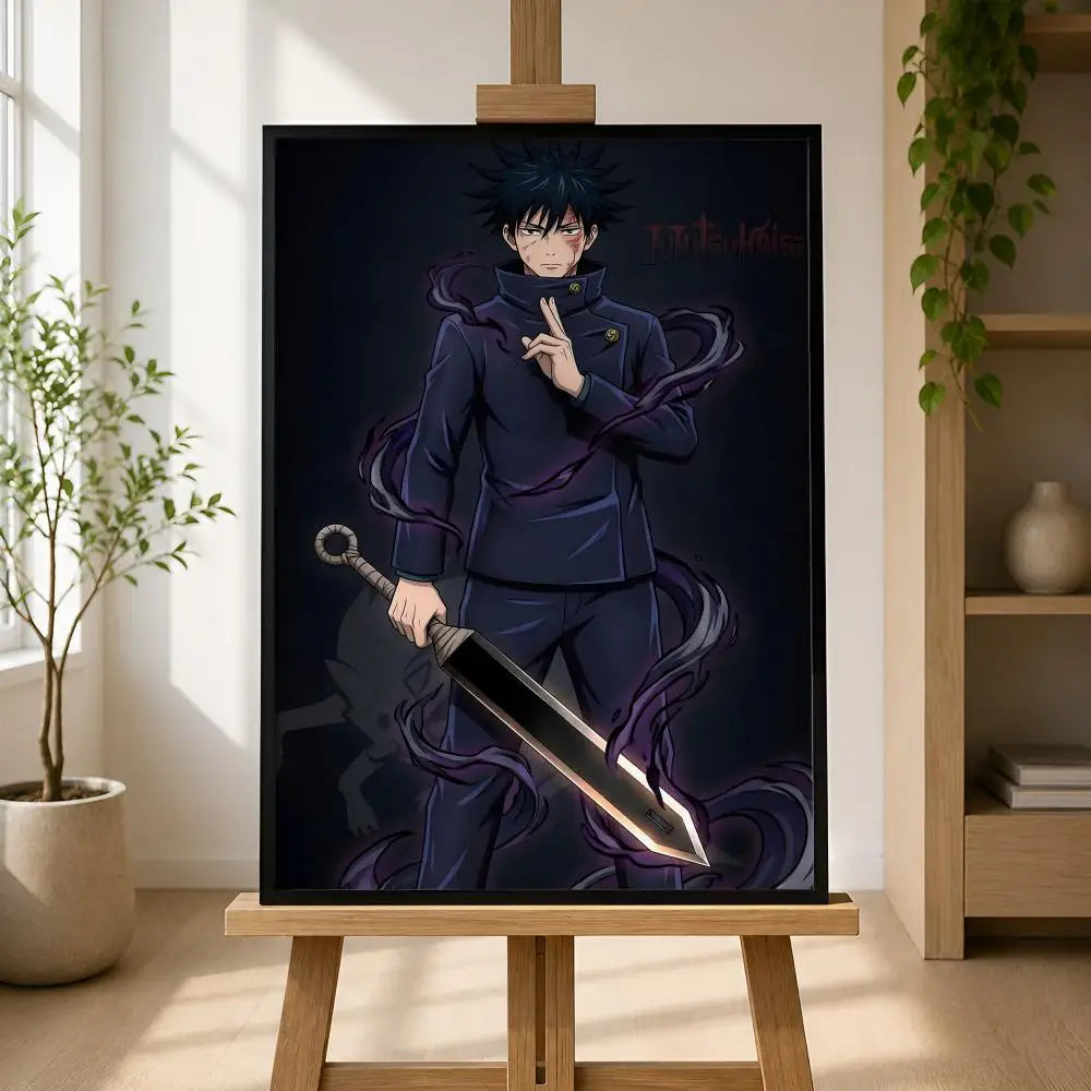 Megumi Fushiguro Waterproof Self-Adhesive Wall Poster | HD Art