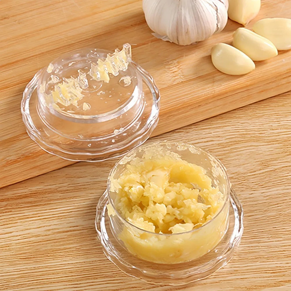 2-Pc Manual Garlic Grinder Twisting Press – Kitchen Gadget