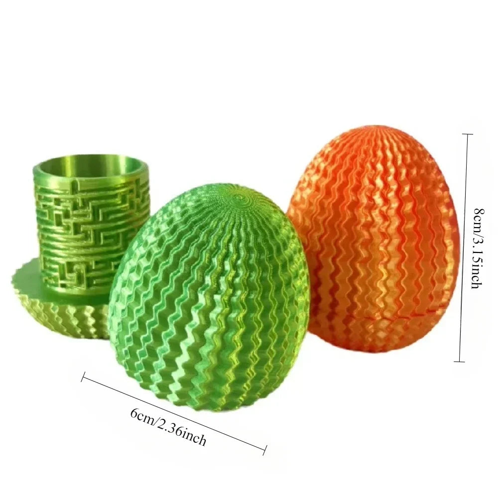 3D Printed Interactive Dragon Egg Creative Money Puzzle Maze Eggs