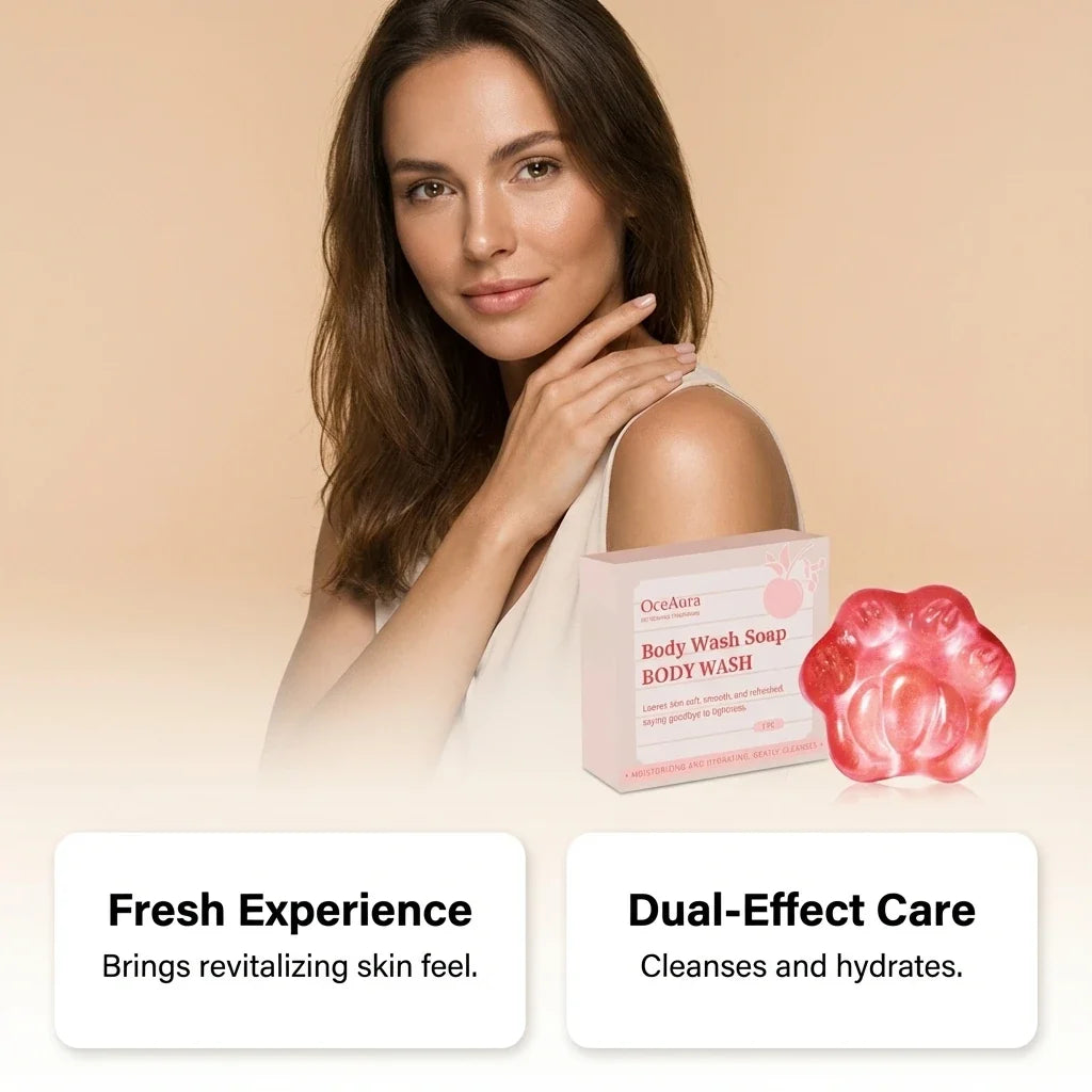 OceAura Handmade Body Soap – Moisturizing & Exfoliating Bar