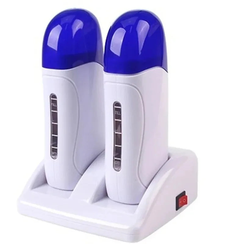 Electric Double Wax Heater | Refillable Roll-On Hair Removal Machine