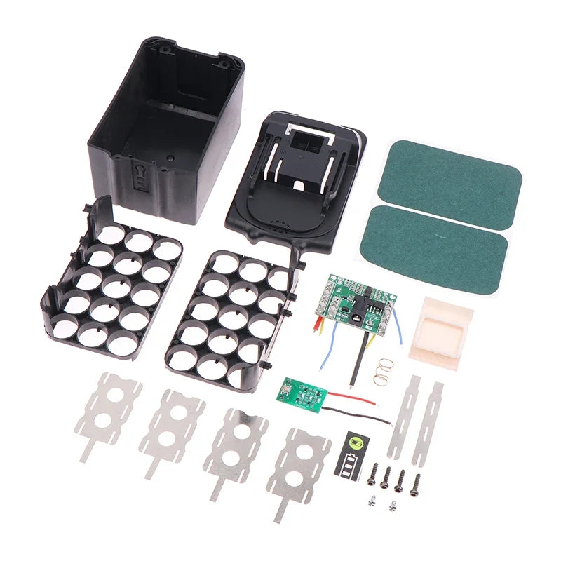 18650 Li-ion Battery Shell Box with PCB Protection Circuit