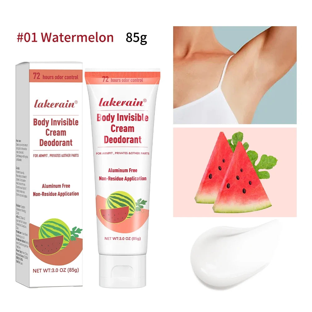 Lakerain Fruity Deodorant Cream – Aluminum-Free, Long-Lasting
