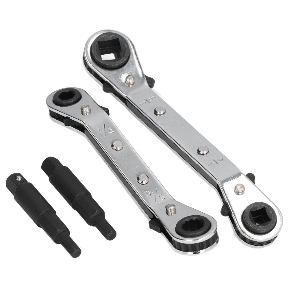 Double Head Ratchet Wrench Set – AC & Refrigerator Repair