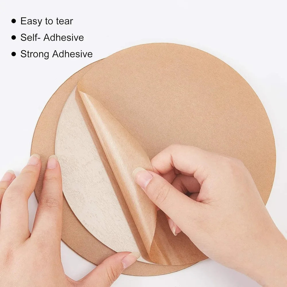 2-Pack 7" Clear Round Acrylic Discs – 3mm DIY Circle Sheets